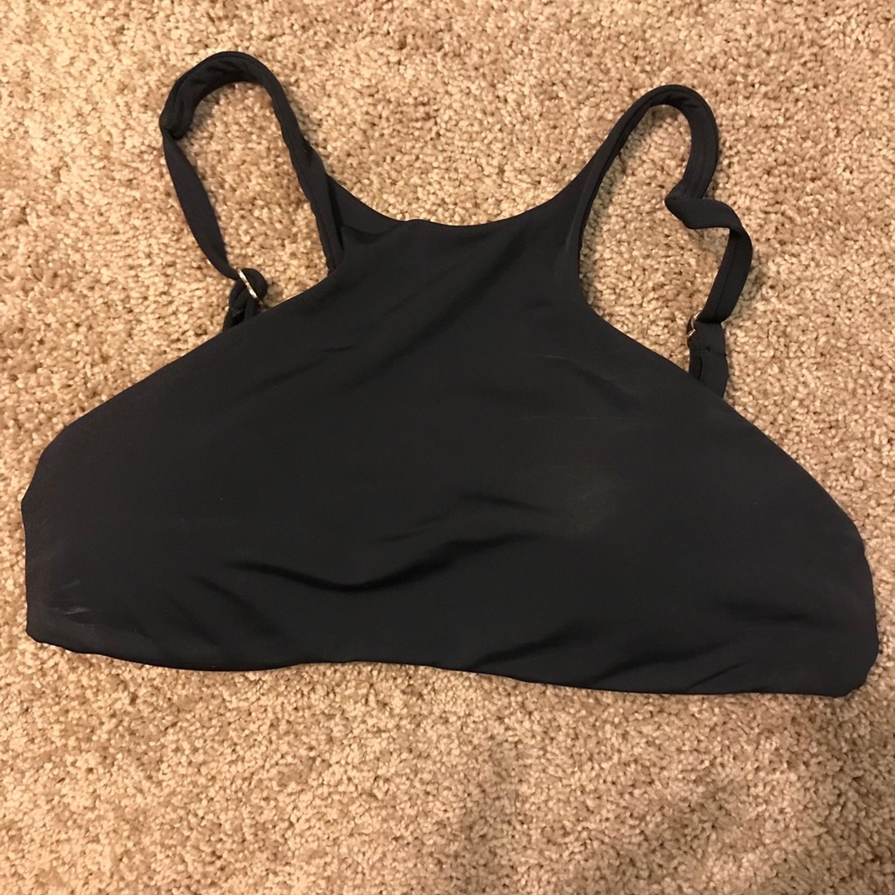 Black Halter bikini top